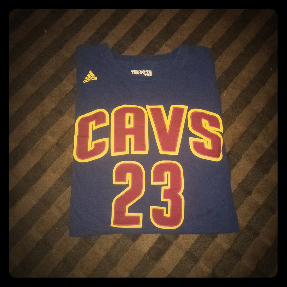 ADIDAS, NBA Tees|| Landon James|| Adult L